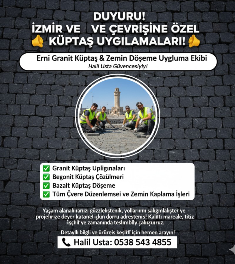 Anahtar Begonit Küptaş Uygulama