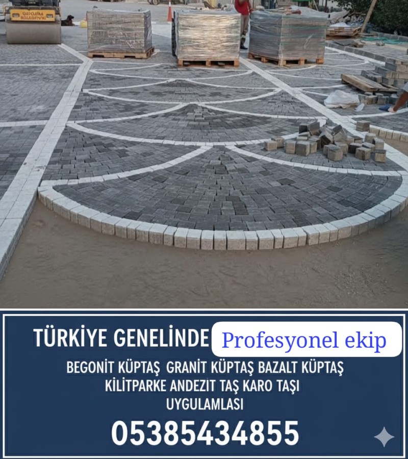Parke Taşı Begonit Taş Granit Küptaş Antalya