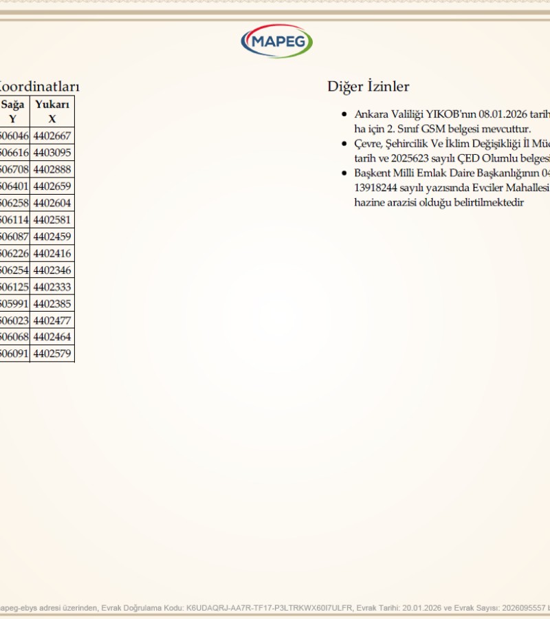 Ankara Merkez Stabilize+Kalker Saha