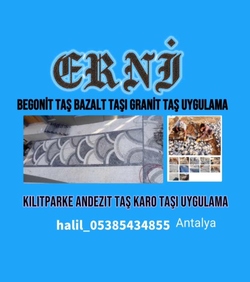 ANTALYA GRANİT KÜPTAŞ BEGONİT KÜPTAŞ DOĞAL BAZALT KÜPTAŞ